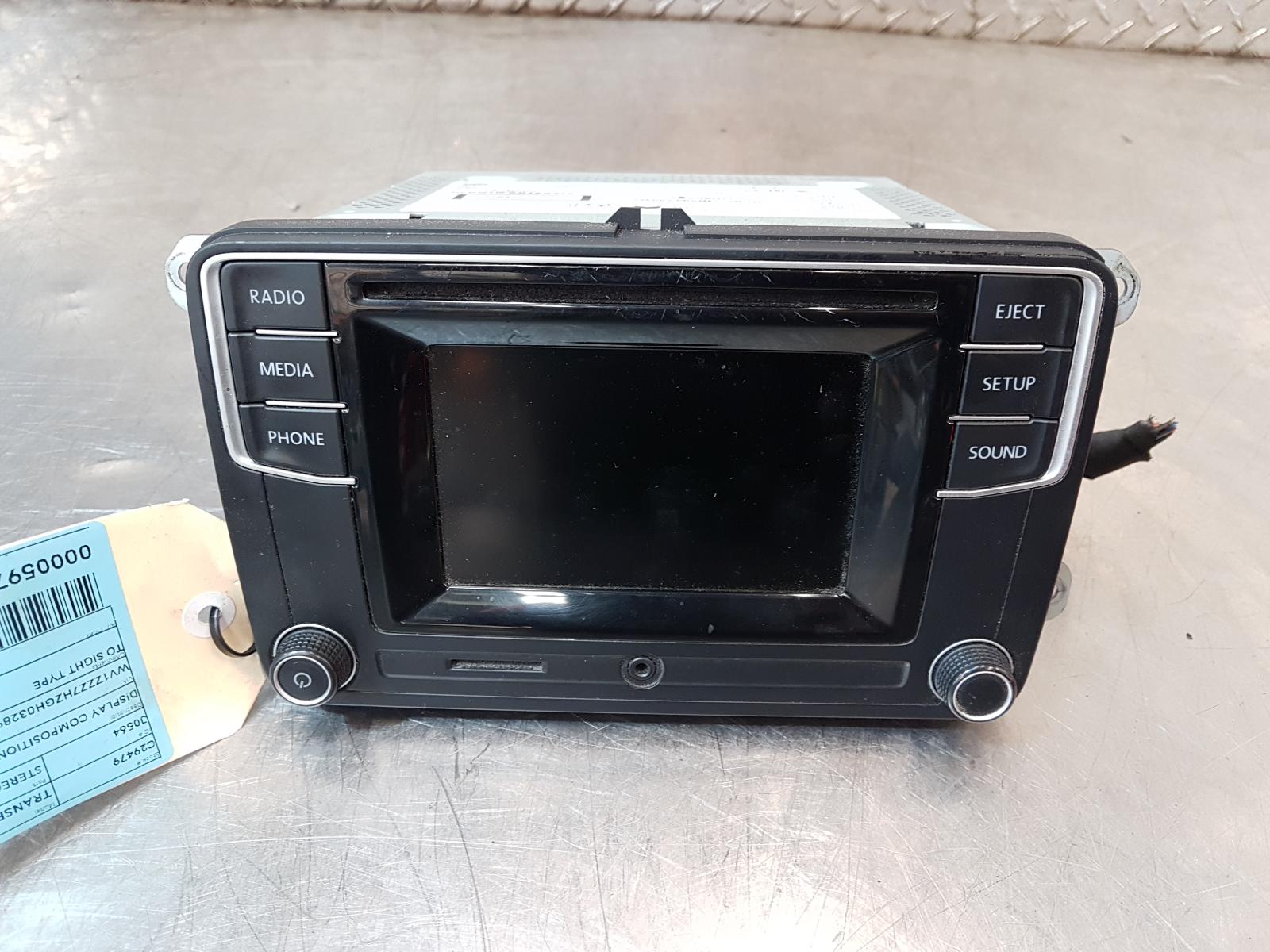 View Auto part Radio/Cd/Dvd/Sat/Tv Volkswagen Transporter 2016