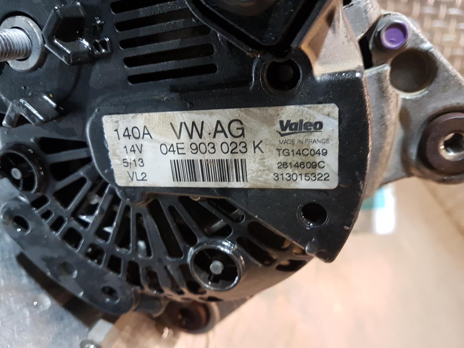 View Auto part Alternator Volkswagen Golf 2013