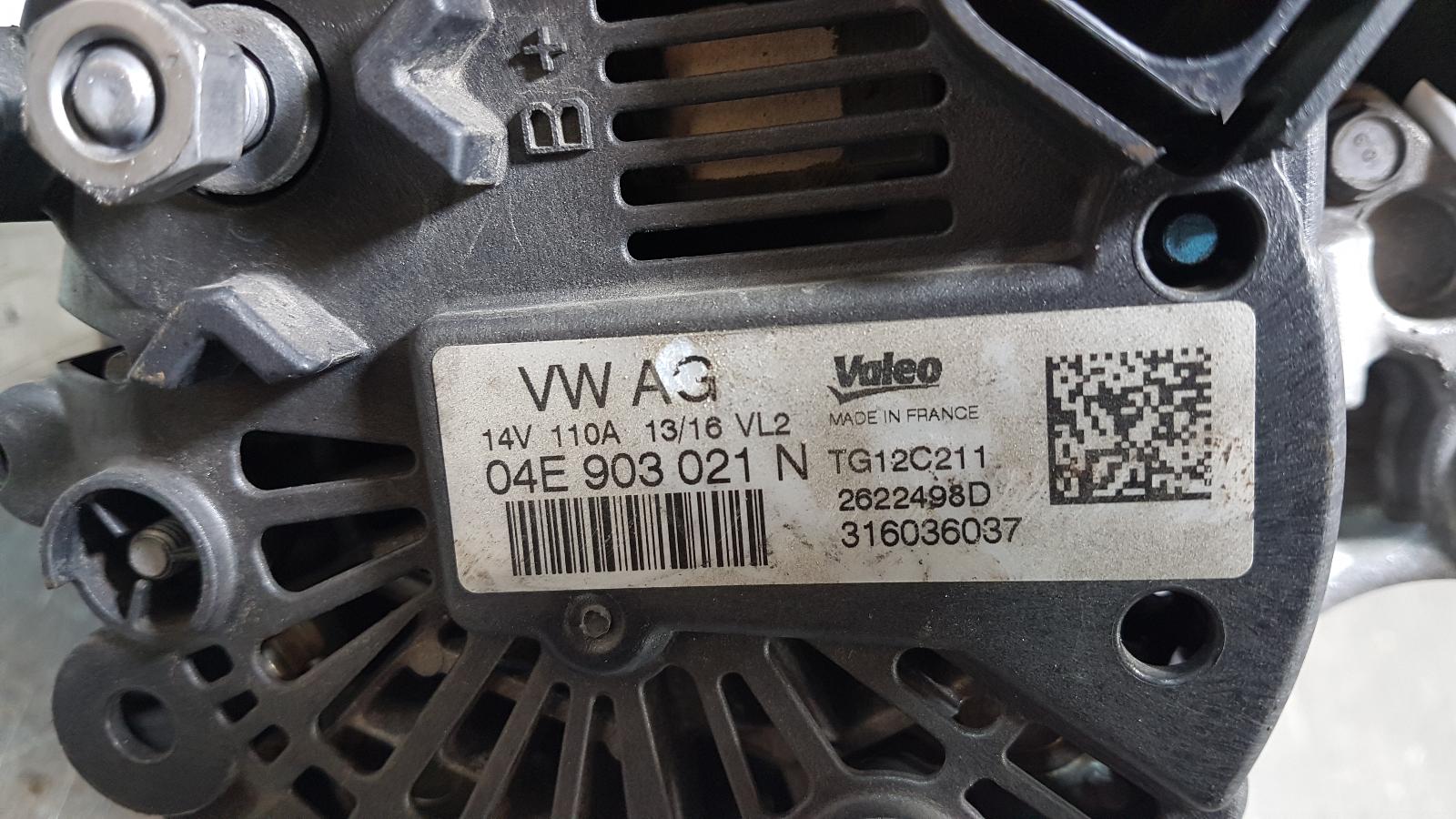 View Auto part Alternator Volkswagen Golf 2017