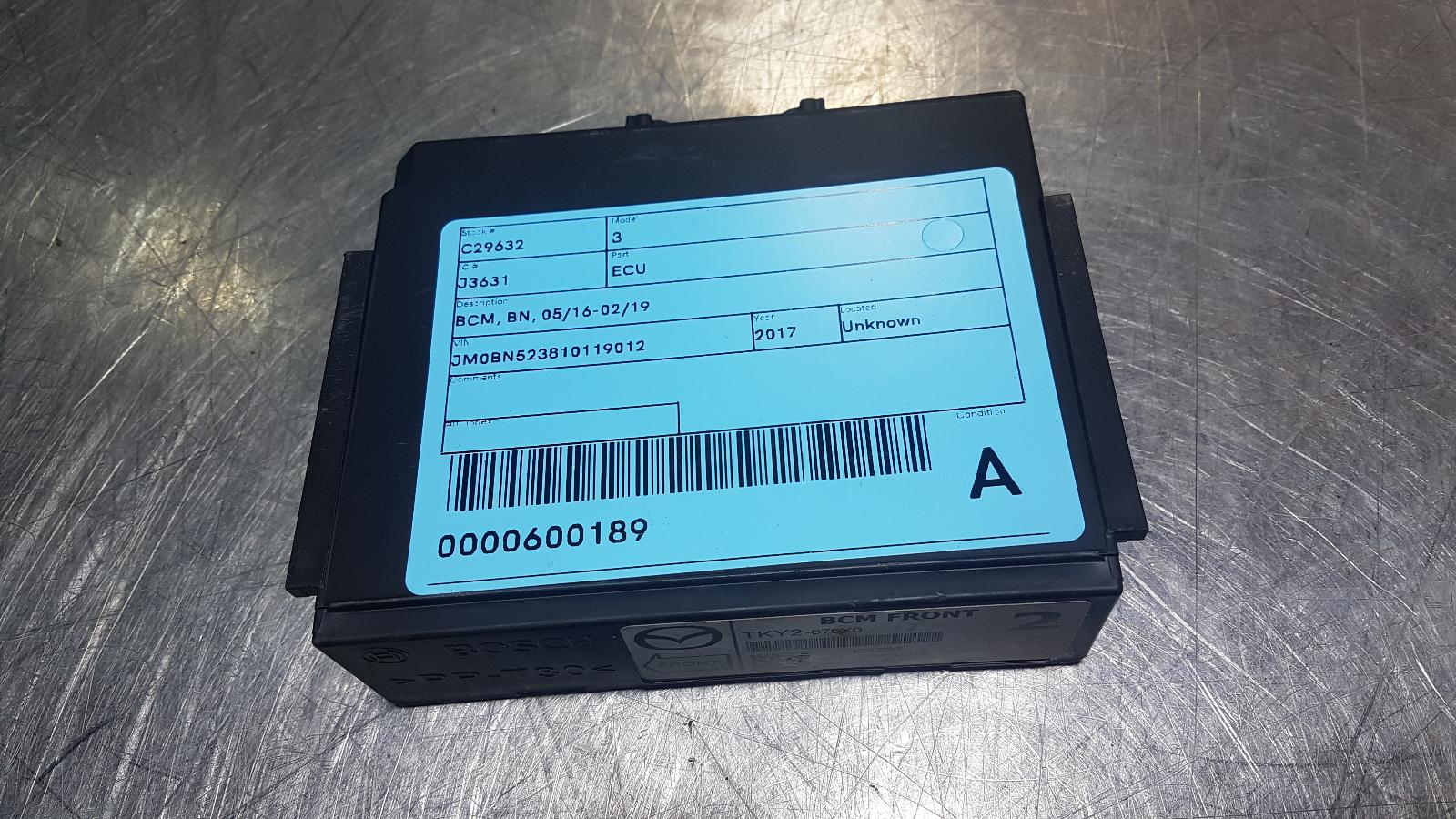 View Auto part Ecu Mazda 3 2017