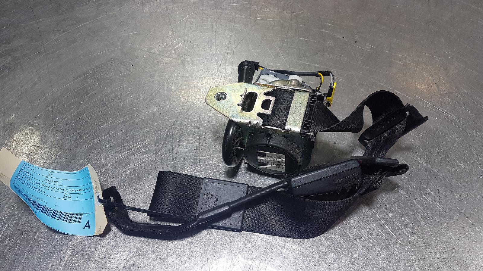 View Auto part Seatbelt/Stalk Audi A3 2010