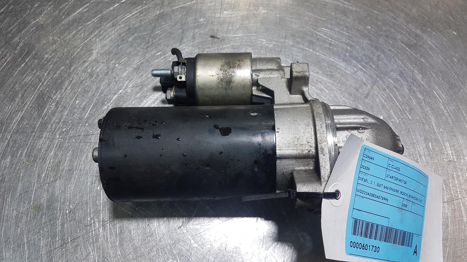 View Auto part Starter Mercedes C Class 2008