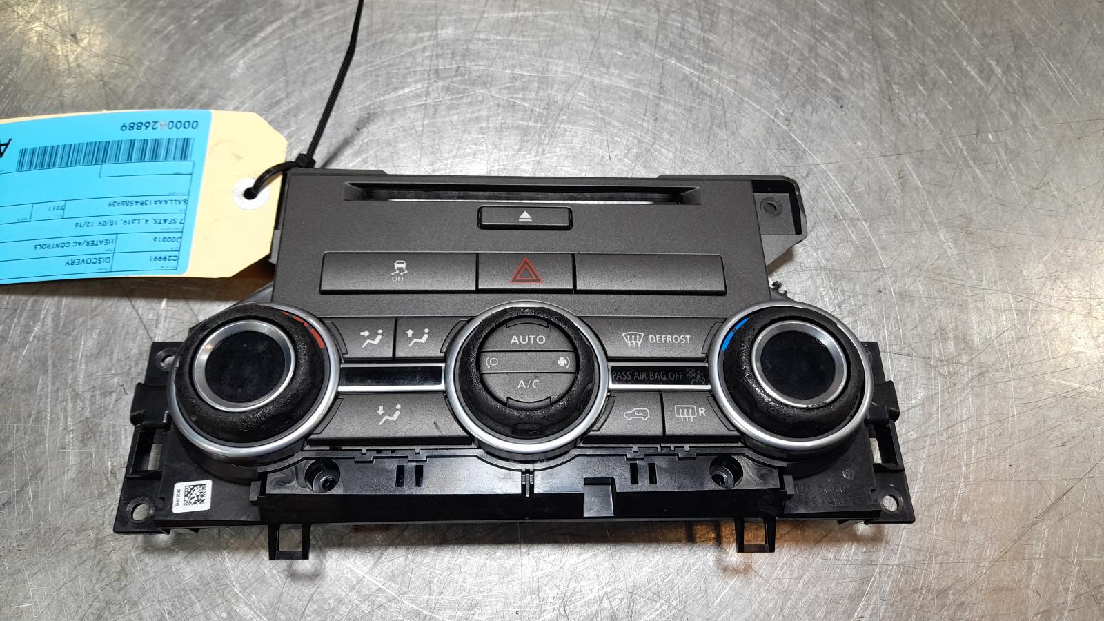 View Auto part Heater/Ac Controls Land Rover Discovery 2011