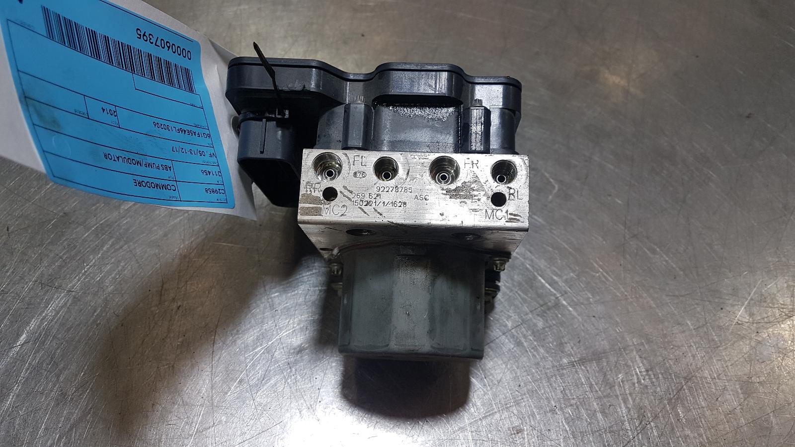 View Auto part Abs Pump/Modulator Holden Commodore 2014