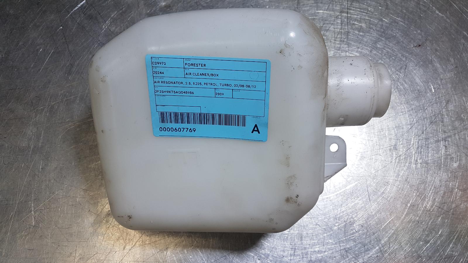 View Auto part Air Cleaner/Box Subaru Forester 2009