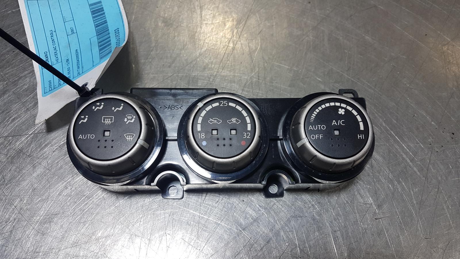 View Auto part Heater/Ac Controls Nissan Murano 2007
