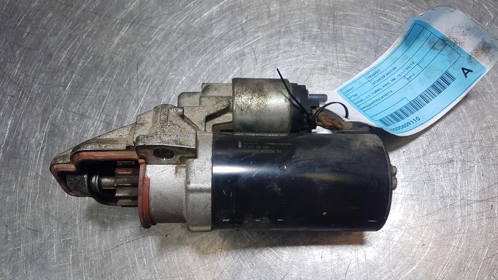 View Auto part Starter Ford Transit 2012