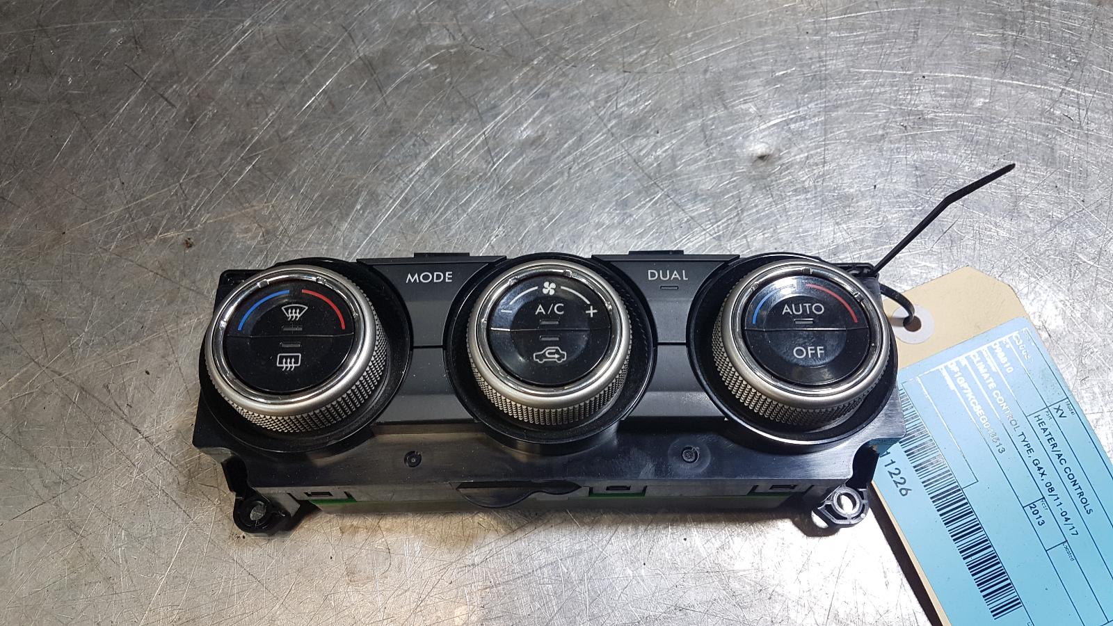 View Auto part Heater/Ac Controls Subaru Xv 2013