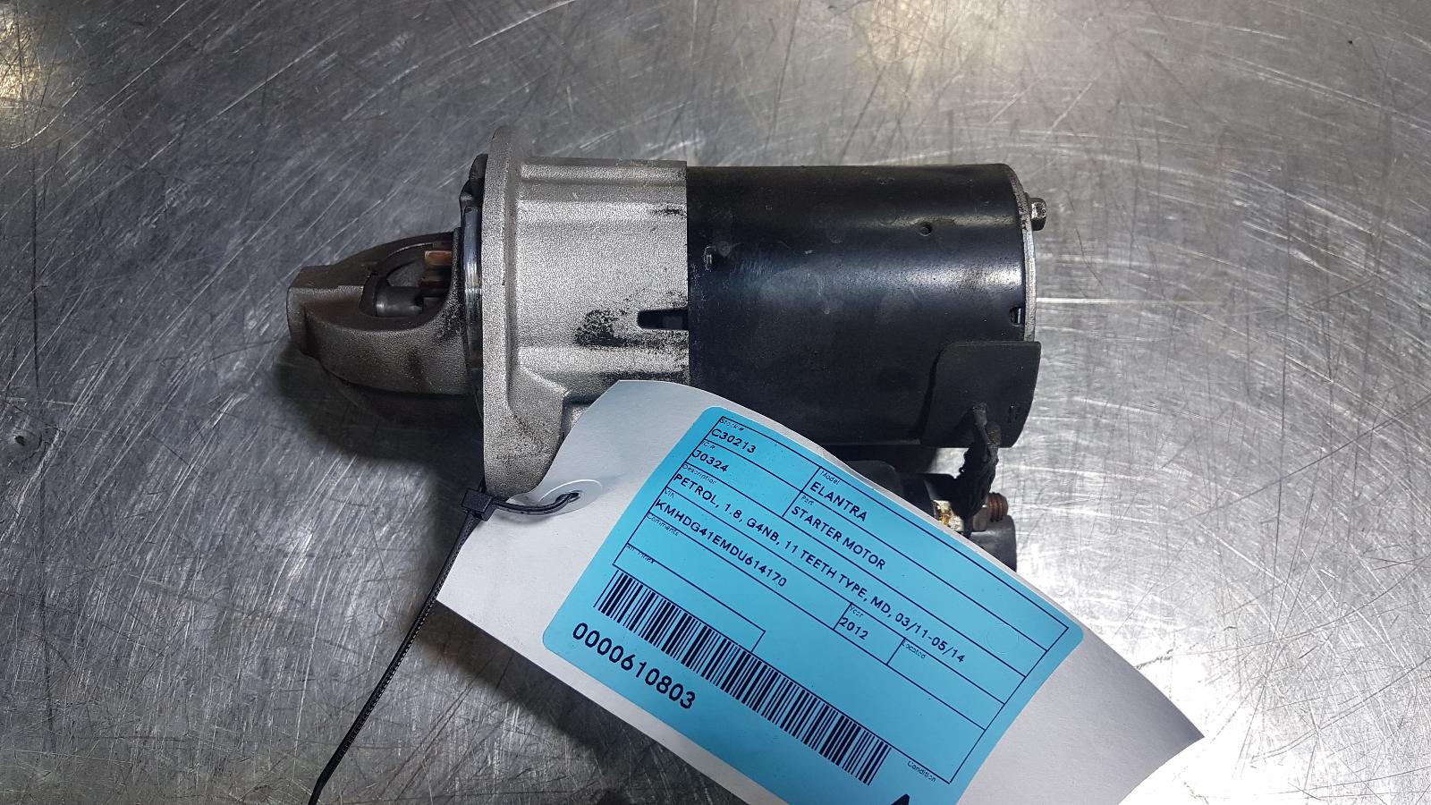 View Auto part Starter Hyundai Elantra 2012