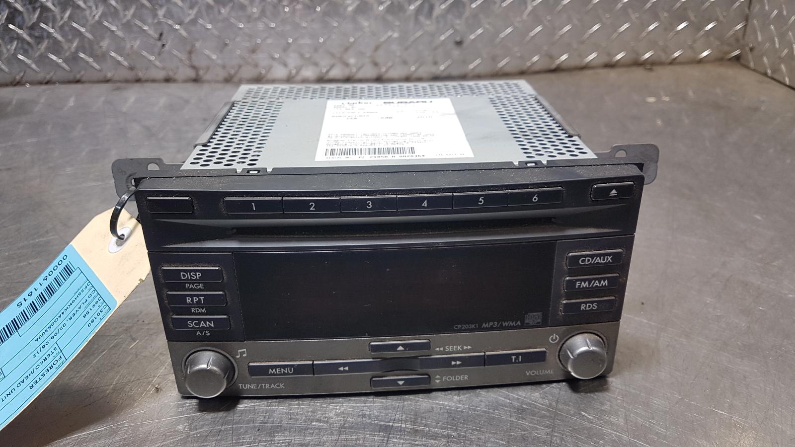 View Auto part Radio/Cd/Dvd/Sat/Tv Subaru Forester 2010