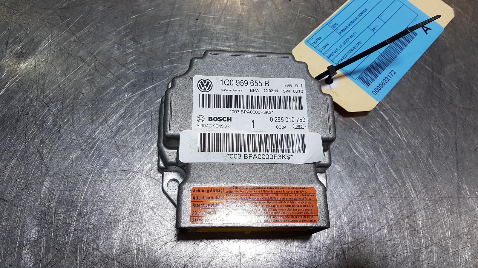 View Auto part Airbag Module/Sensor Volkswagen Eos 2011