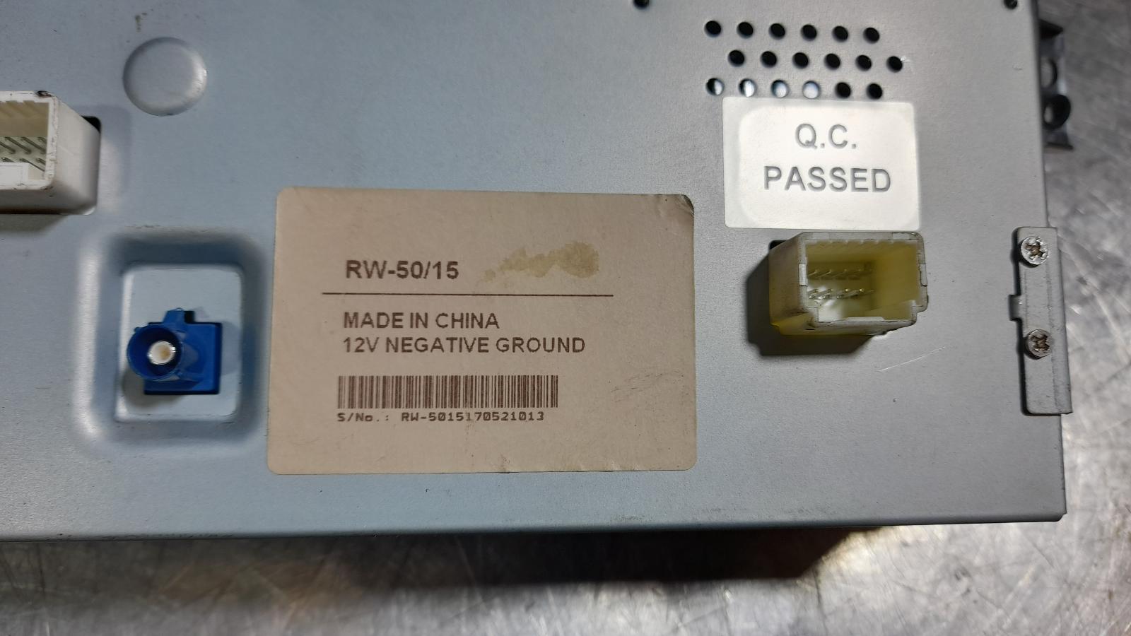 View Auto part Radio/Cd/Dvd/Sat/Tv Mazda Bt50 2017