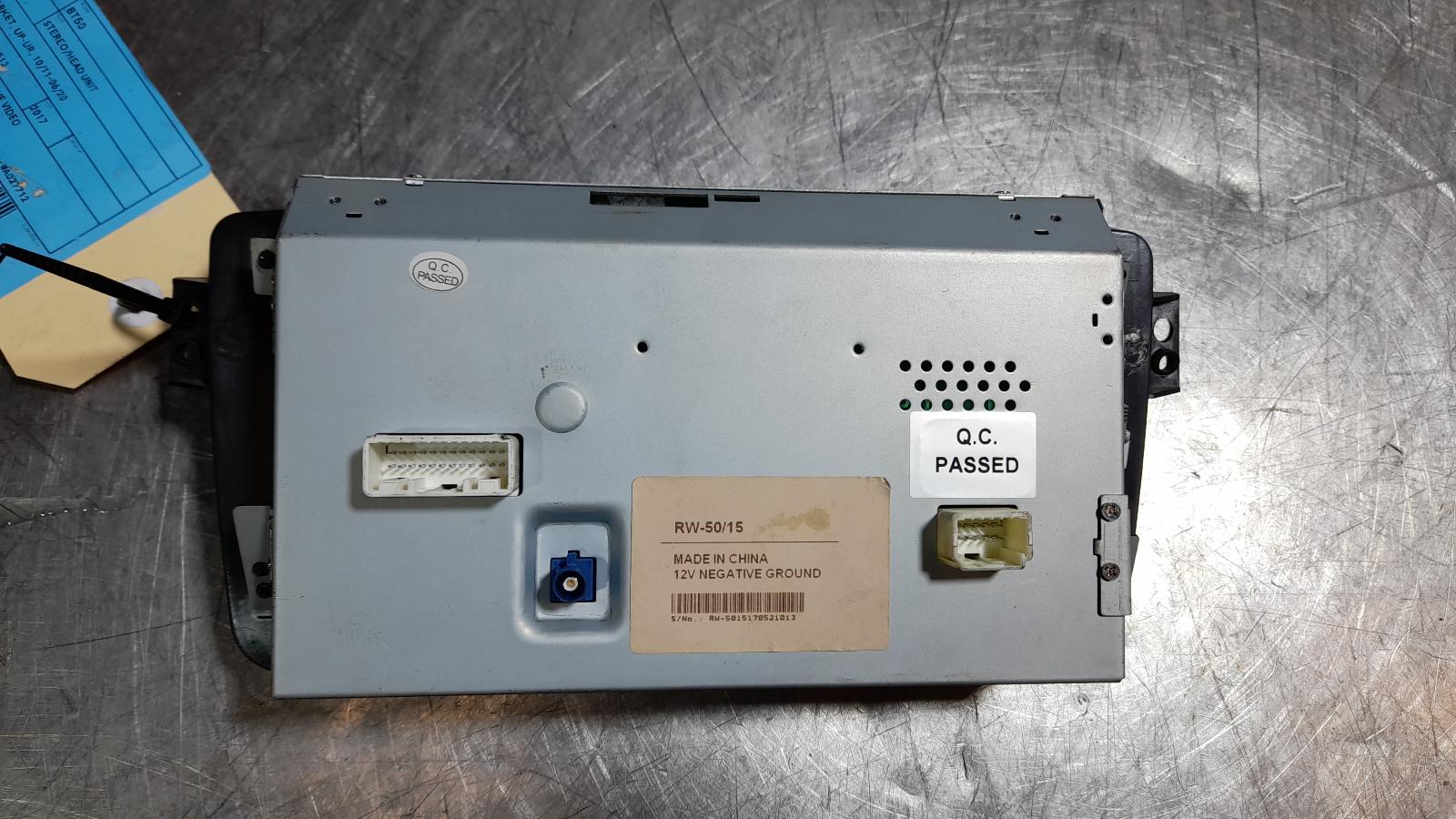 View Auto part Radio/Cd/Dvd/Sat/Tv Mazda Bt50 2017
