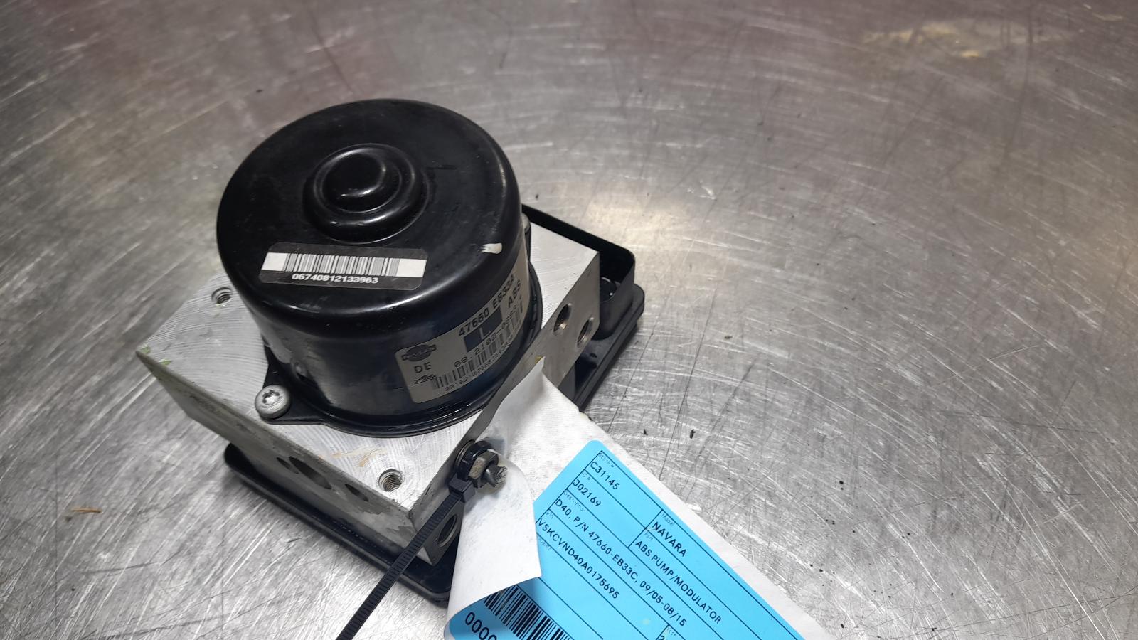 Abs Pump/Modulator Navara Nissan 2007