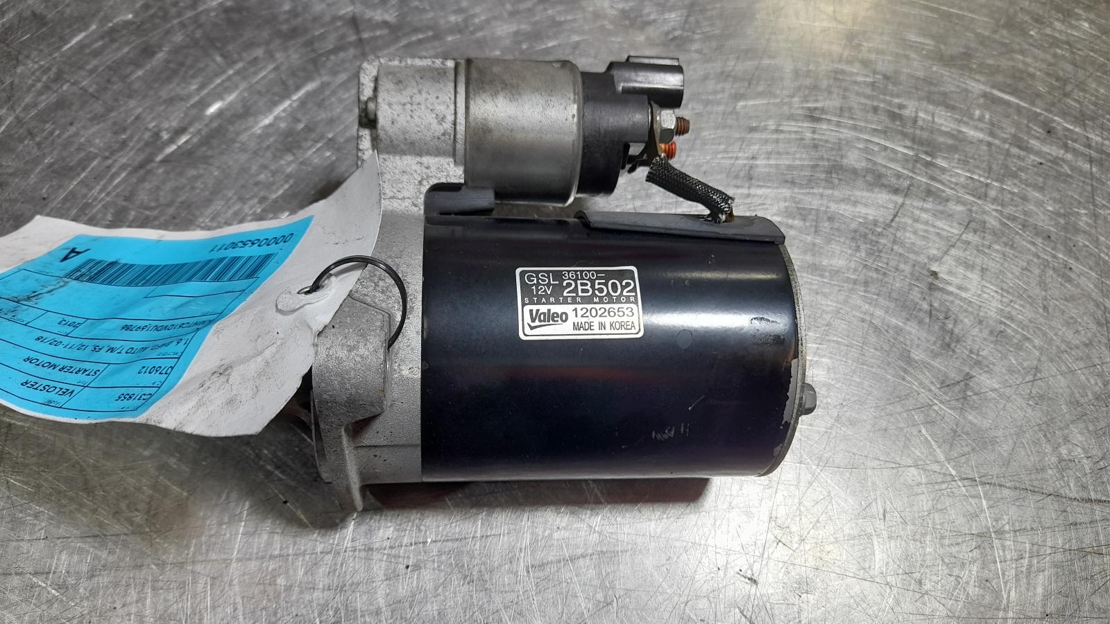 View Auto part Starter Hyundai Veloster 2013