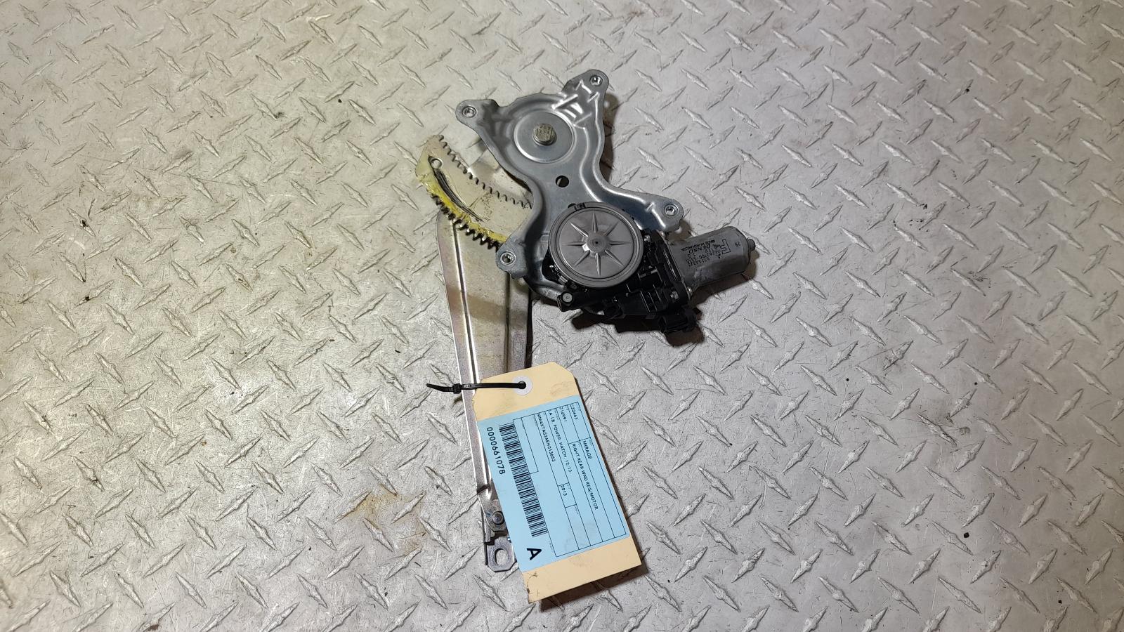 View Auto part Right Rear Wnd Reg/Motor Mitsubishi Mirage 2013