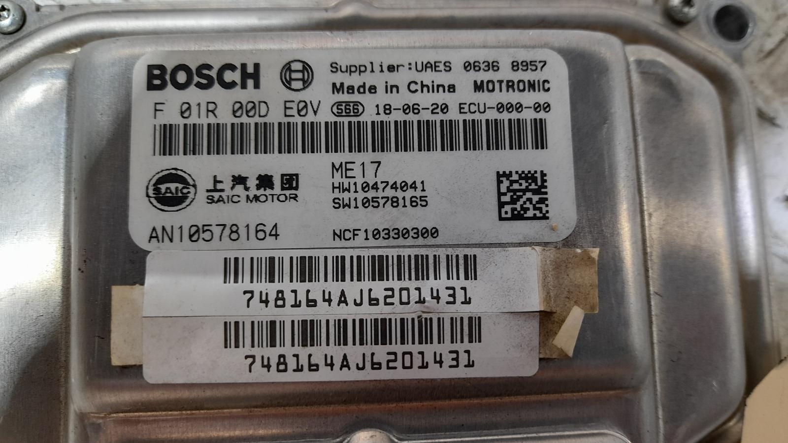 View Auto part Ecu Mg Mg3 2018