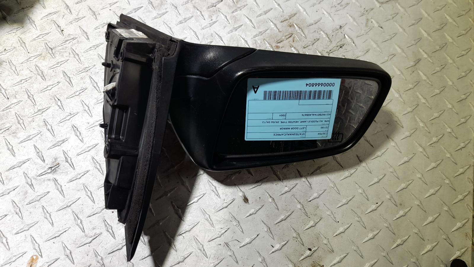 View Auto part Left Door Mirror Holden Statesman/caprice 2009