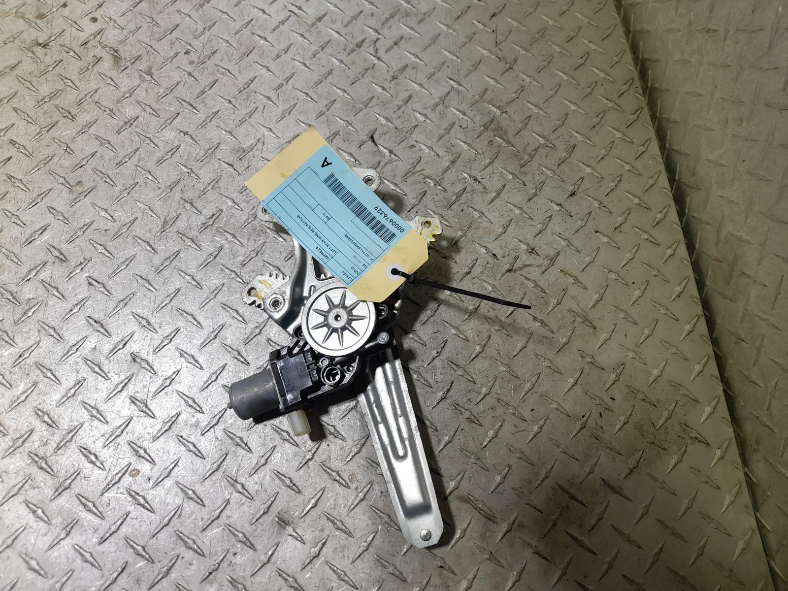 View Auto part Left Rear Wnd Reg/Motor Subaru Impreza 2016