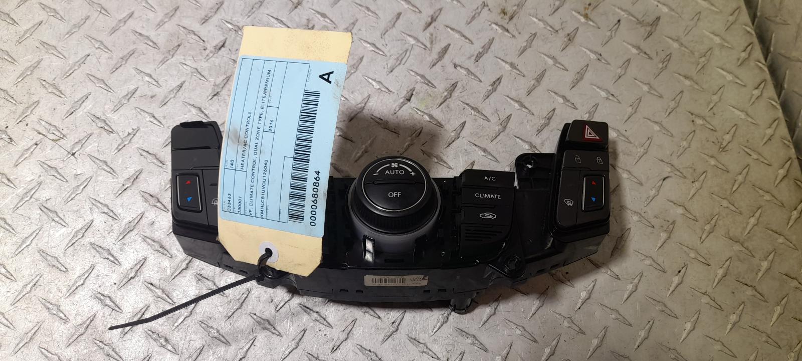 View Auto part Heater/Ac Controls Hyundai I40 2016