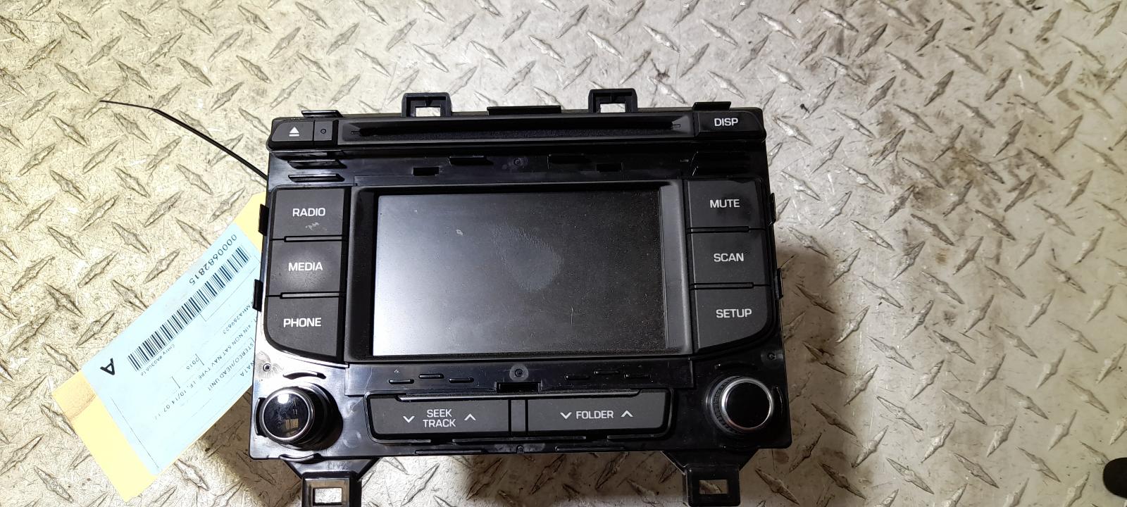 View Auto part Radio/Cd/Dvd/Sat/Tv Hyundai Sonata 2016