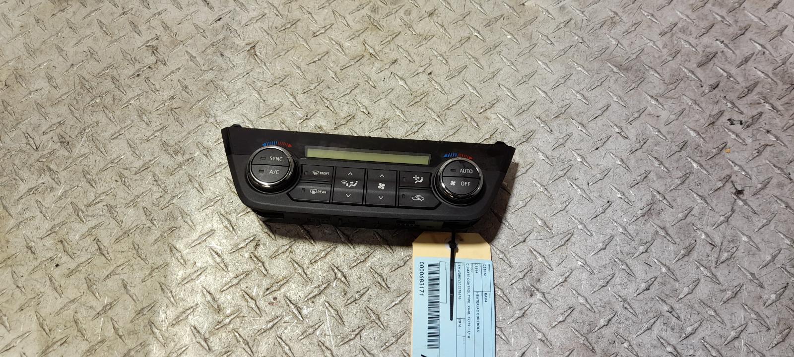 View Auto part Heater/Ac Controls Toyota Rav4 2016