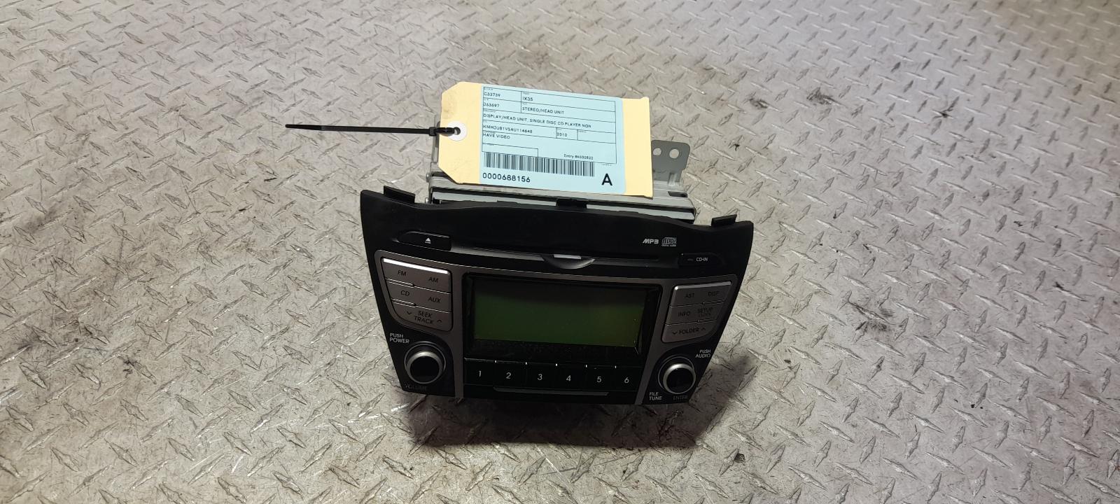 View Auto part Radio/Cd/Dvd/Sat/Tv Hyundai Ix35 2010