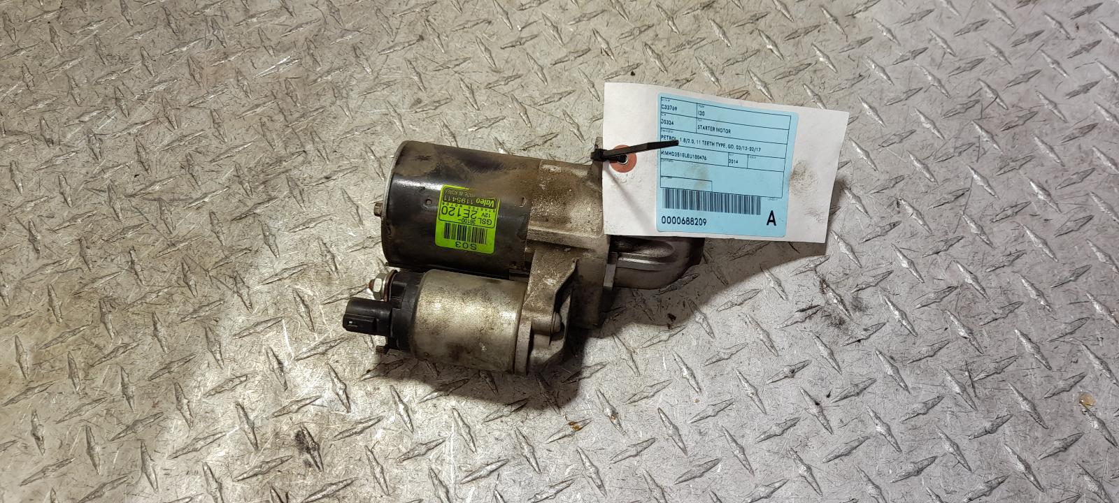 View Auto part Starter Hyundai I30 2014