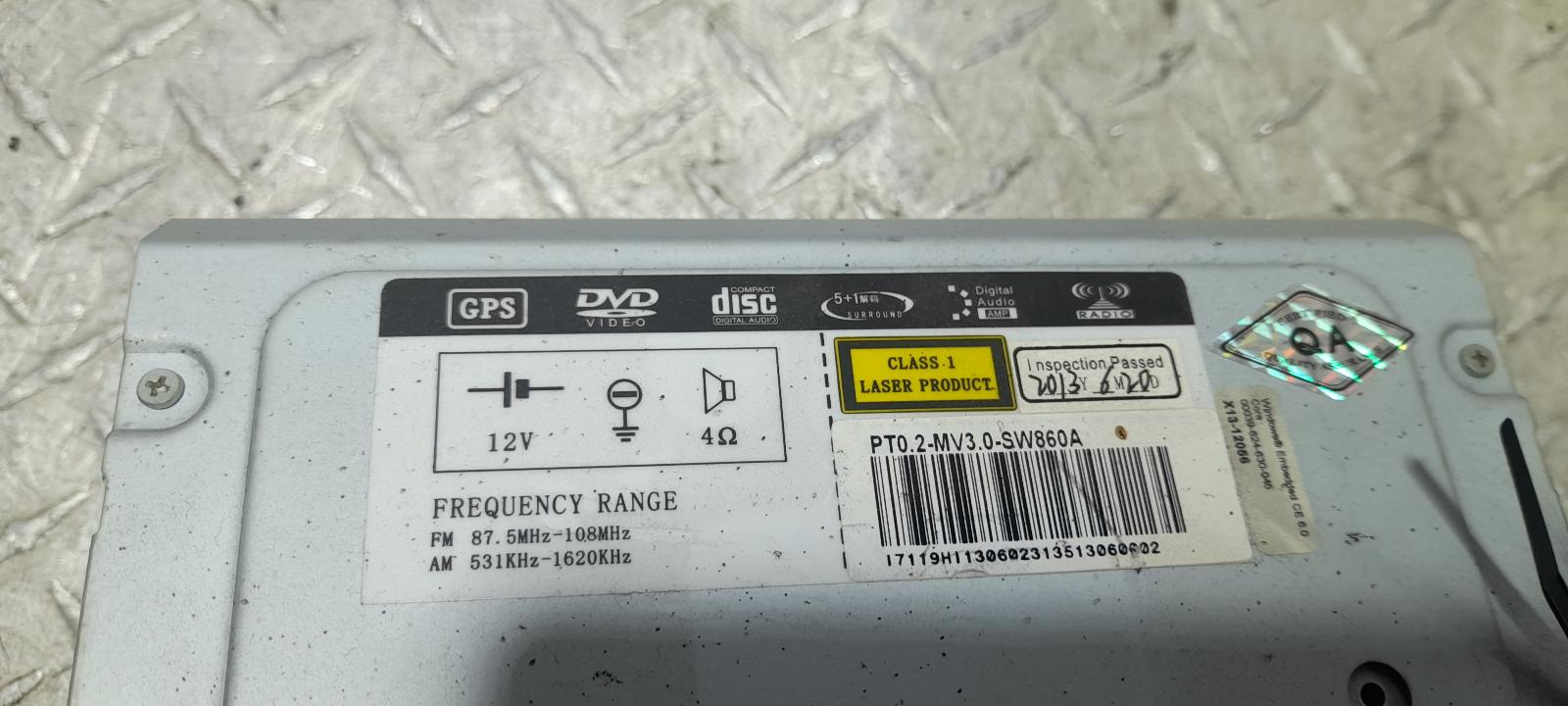 2013 Hyundai I30 Radio/Cd/Dvd/Sat/Tv View Auto part Radio/Cd/Dvd/Sat/Tv Hyundai I30 2013