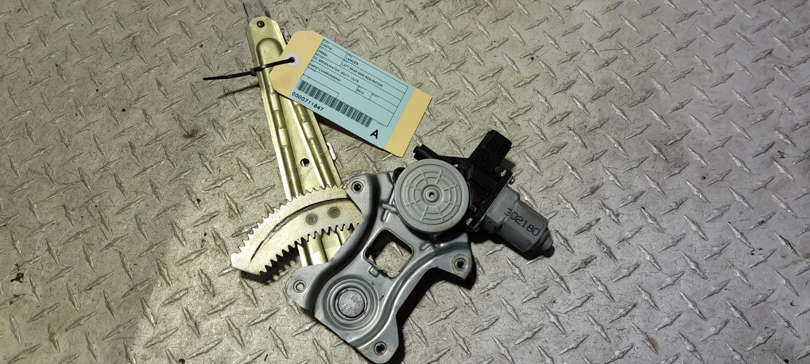 View Auto part Left Rear Wnd Reg/Motor Mitsubishi Lancer 2013