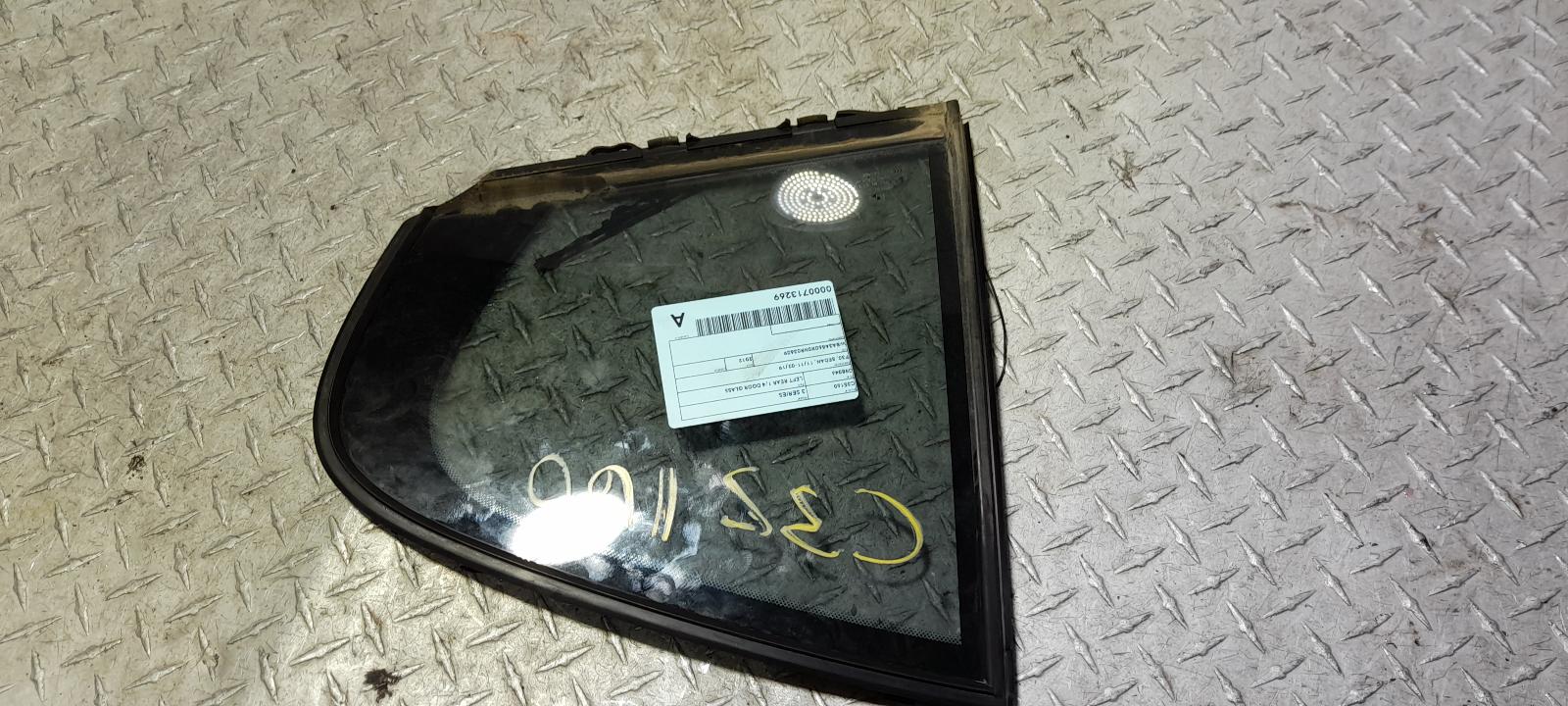 View Auto part Left Rear 1/4 Door Glass Bmw 3 Series 2012