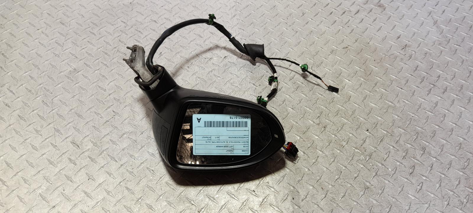 View Auto part Left Door Mirror Volkswagen Passat 2017
