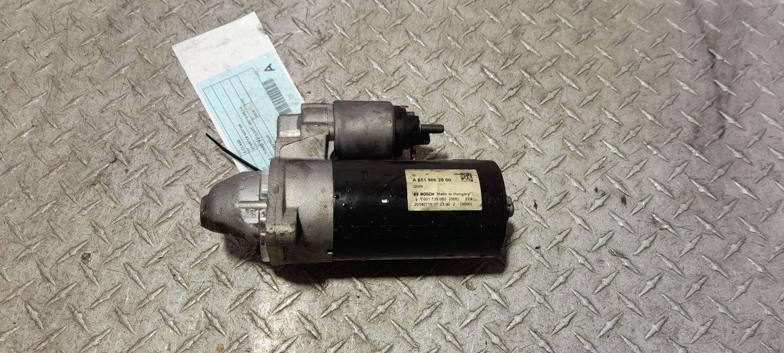 View Auto part Starter Mercedes E Class 2014