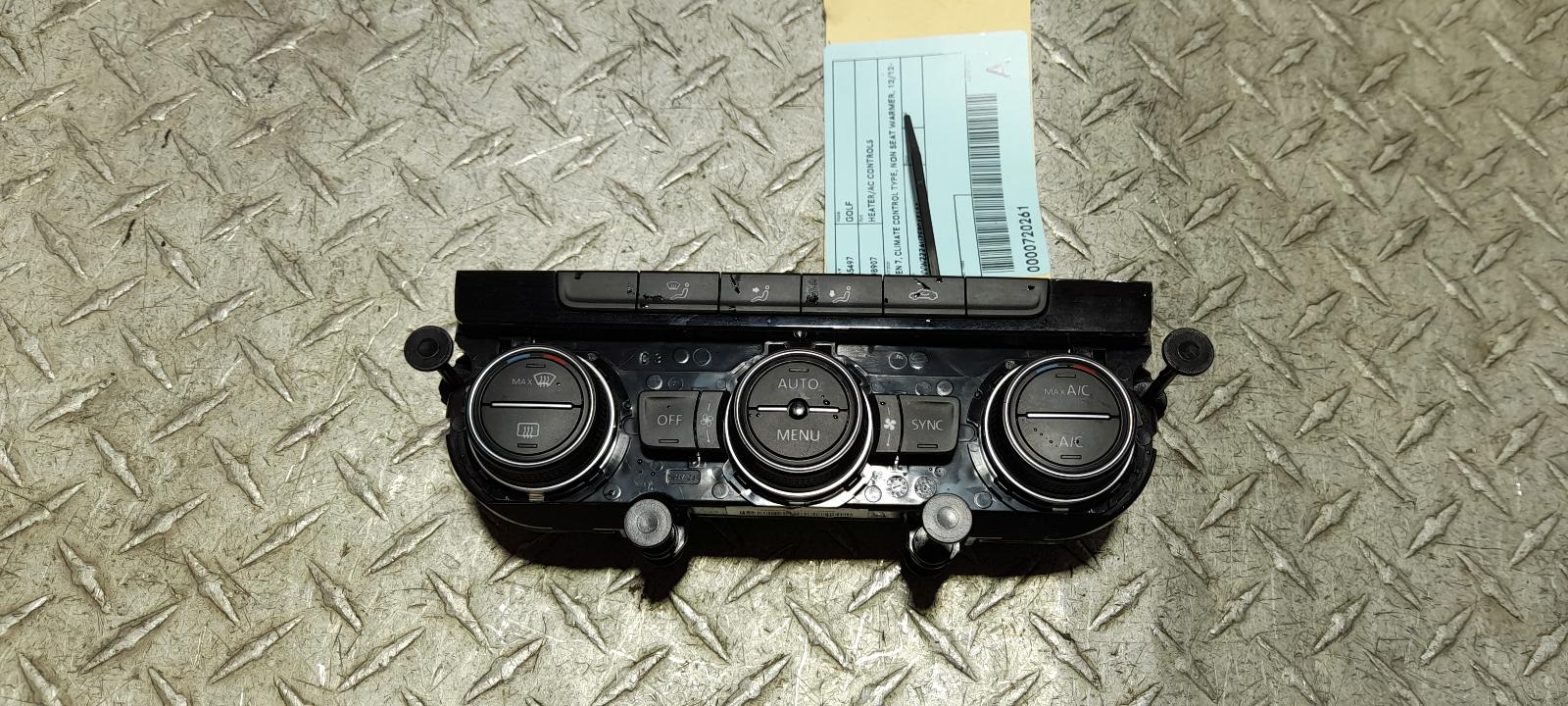 View Auto part Heater/Ac Controls Volkswagen Golf 2014