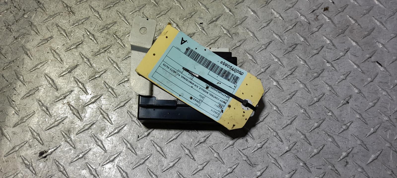 View Auto part Ecu Isuzu Dmax 2017