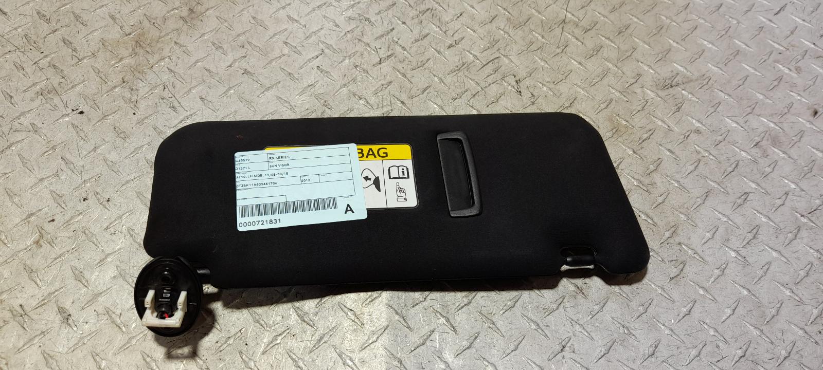 View Auto part Sunvisor Lexus Rx Series 2013