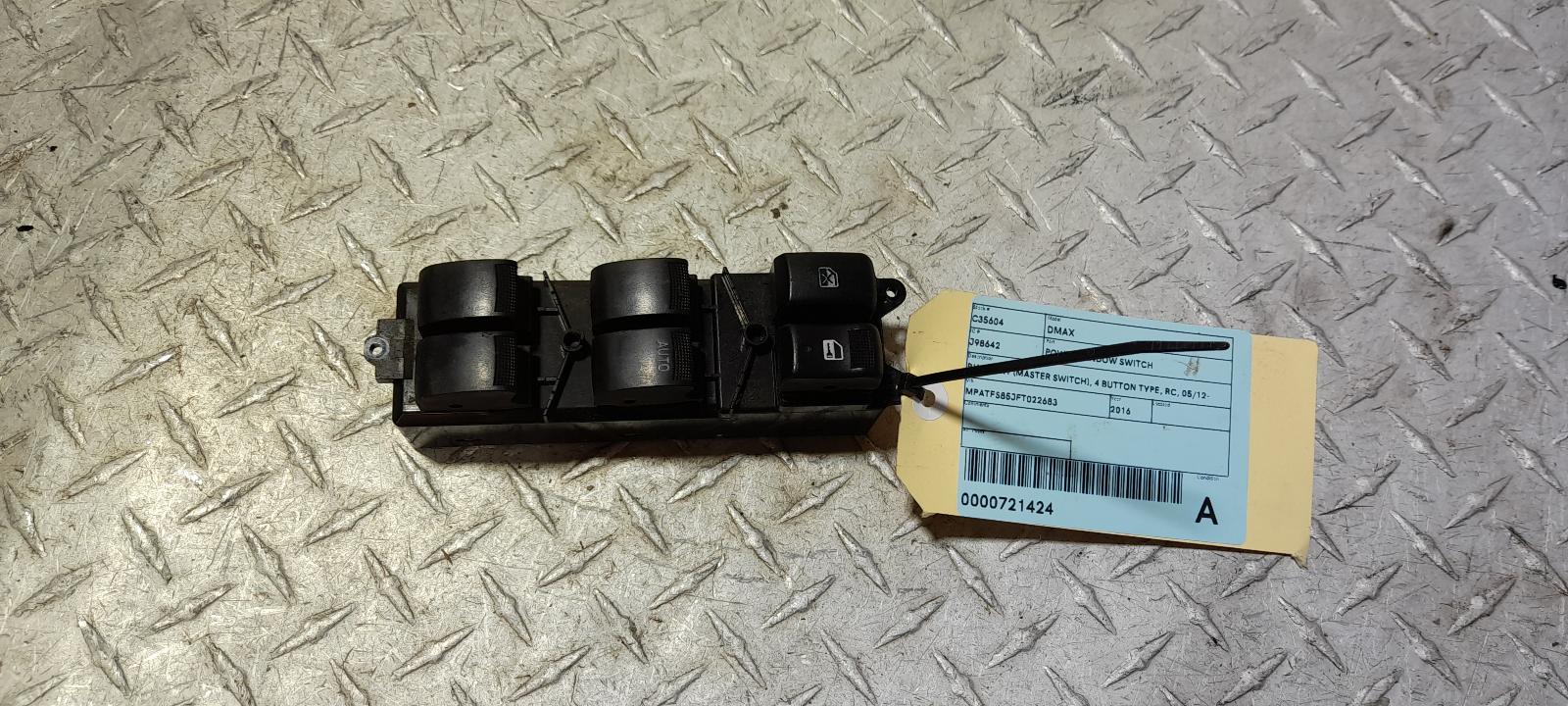 View Auto part Pwr Dr Wind Switch Isuzu Dmax 2016