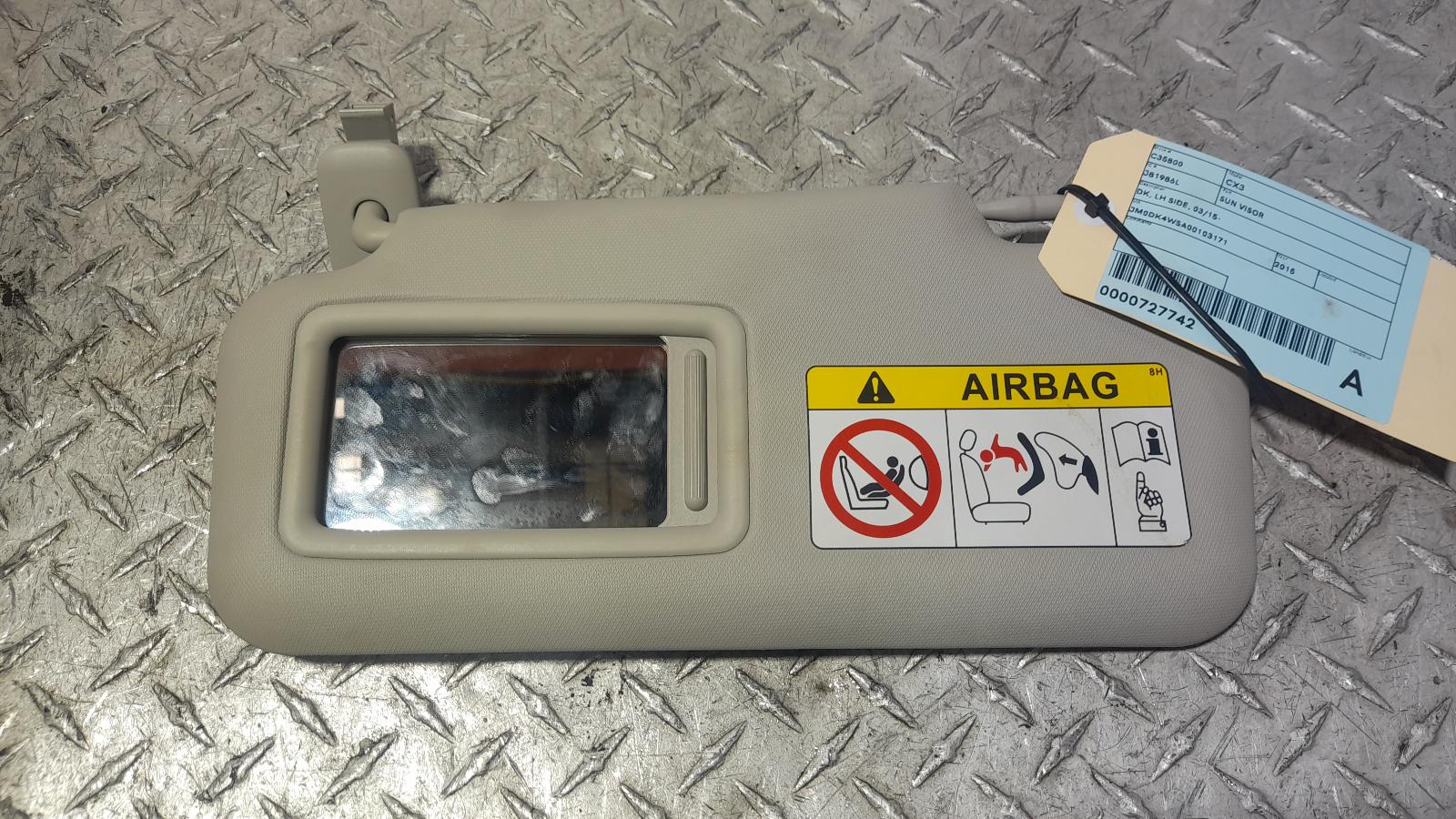 View Auto part Sunvisor Mazda Cx3 2015