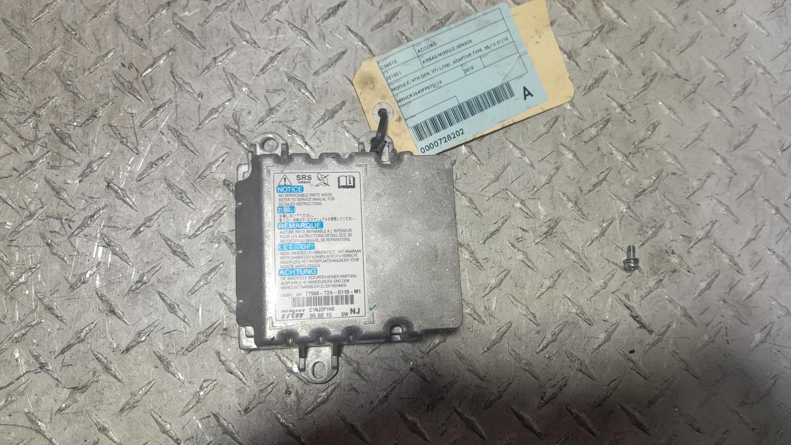 View Auto part Airbag Module/Sensor Honda Accord 2015