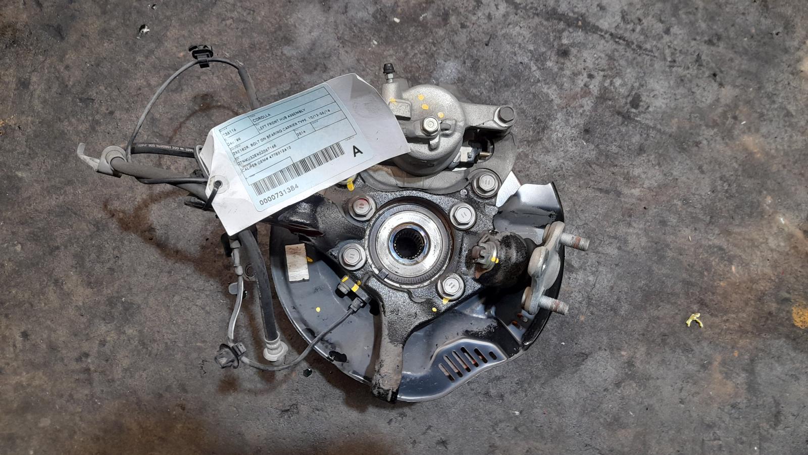 View Auto part Left Front Hub Assembly Toyota Corolla 2014