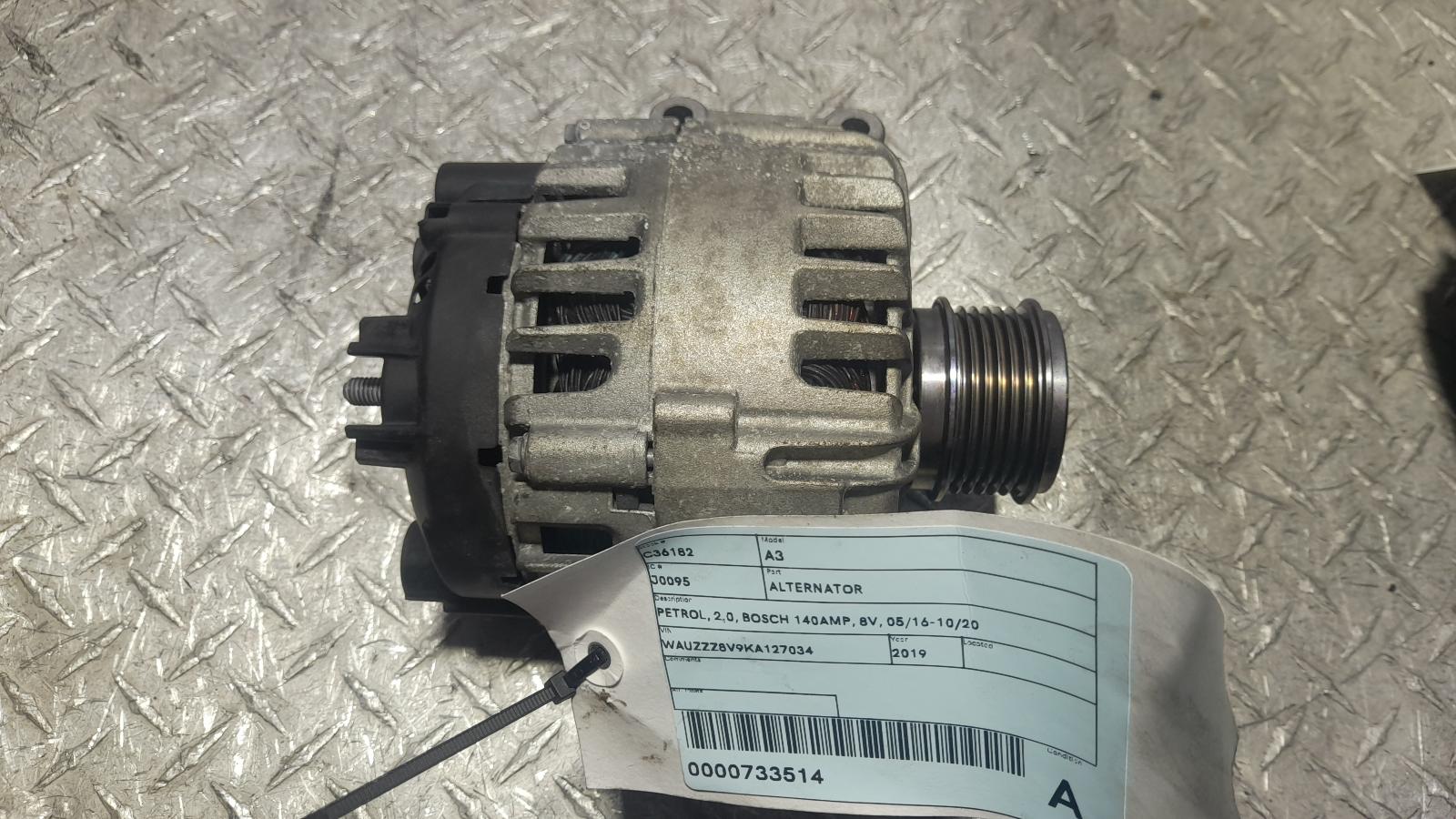 View Auto part Alternator Audi A3 2019