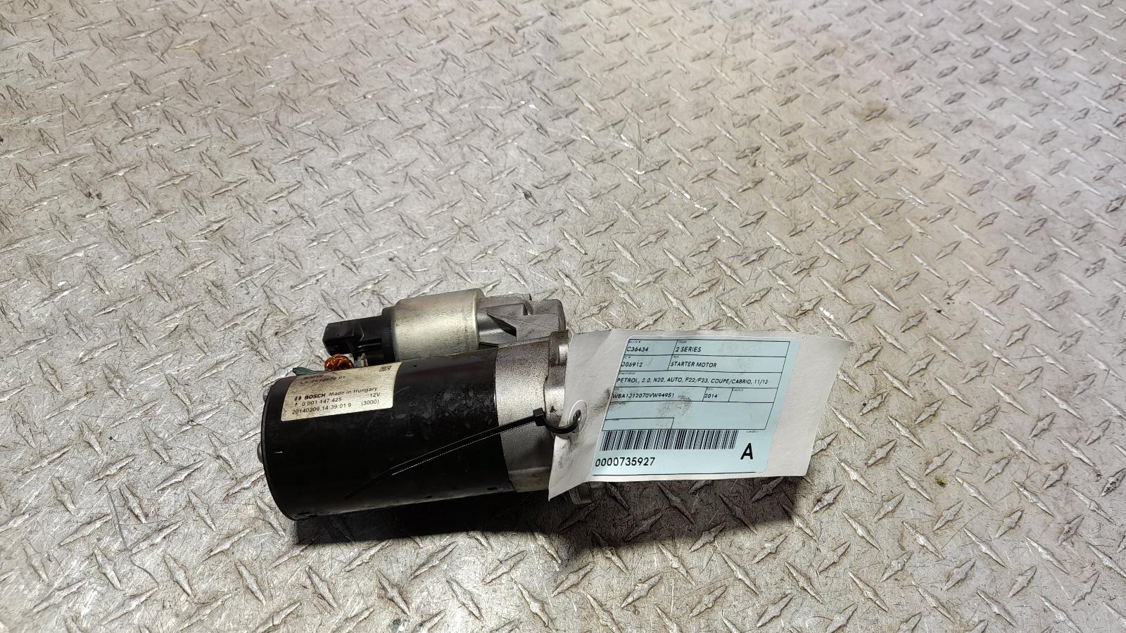 View Auto part Starter Bmw 2 Series 2014
