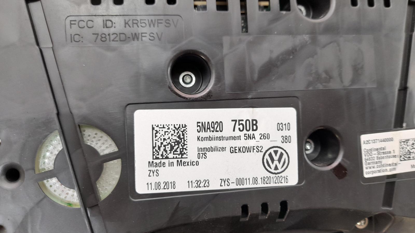 View Auto part Instrument Cluster Volkswagen Tiguan 2018