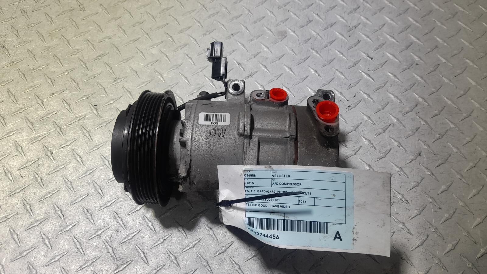 View Auto part A/C Compressor Hyundai Veloster 2014