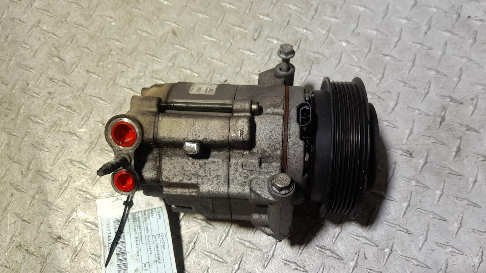 View Auto part A/C Compressor Holden Captiva 2013
