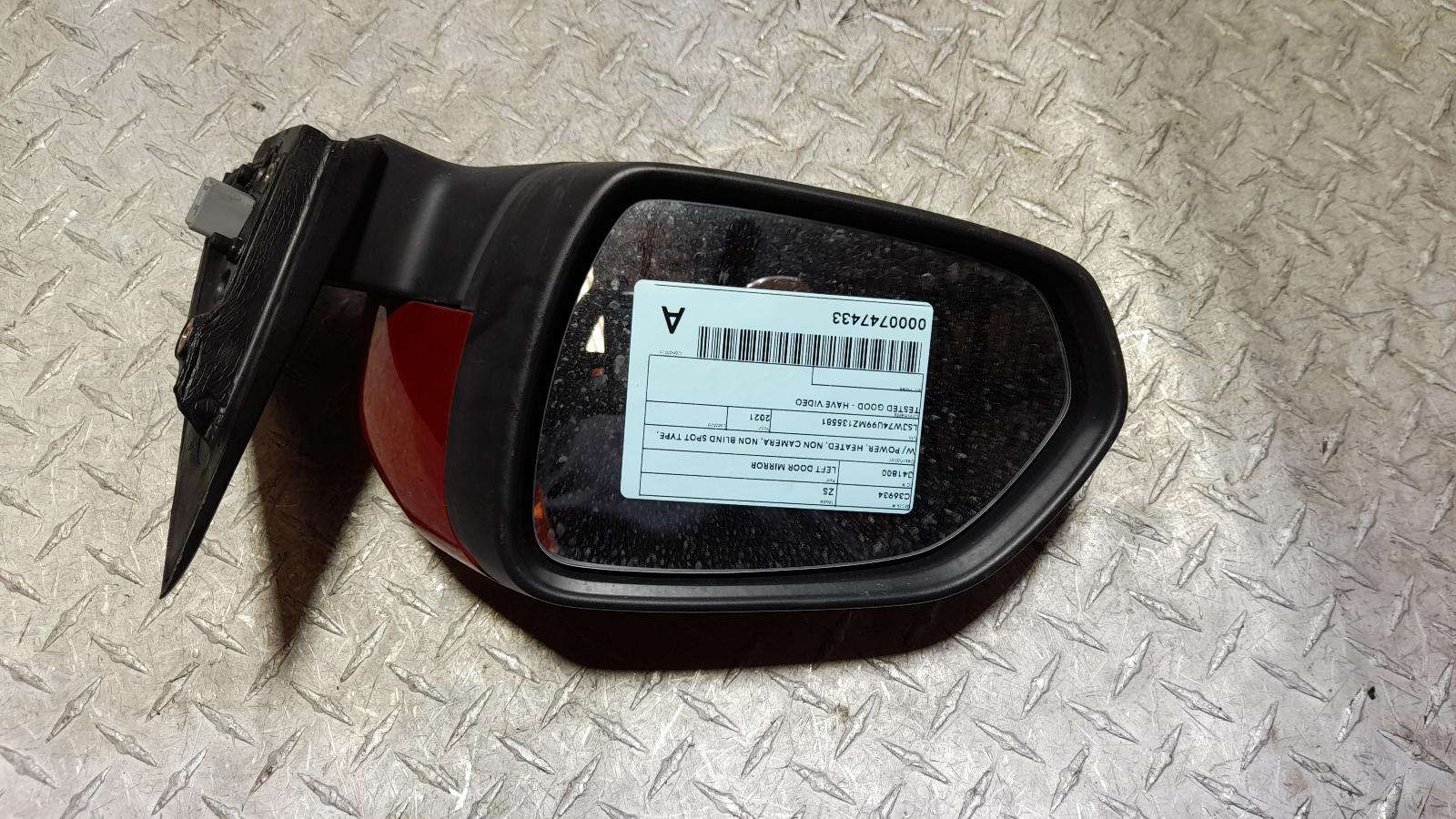 View Auto part Left Door Mirror Mg Zs 2021