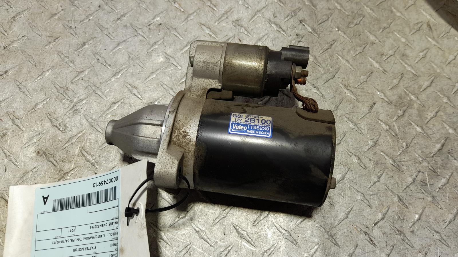 View Auto part Starter Hyundai I20 2011