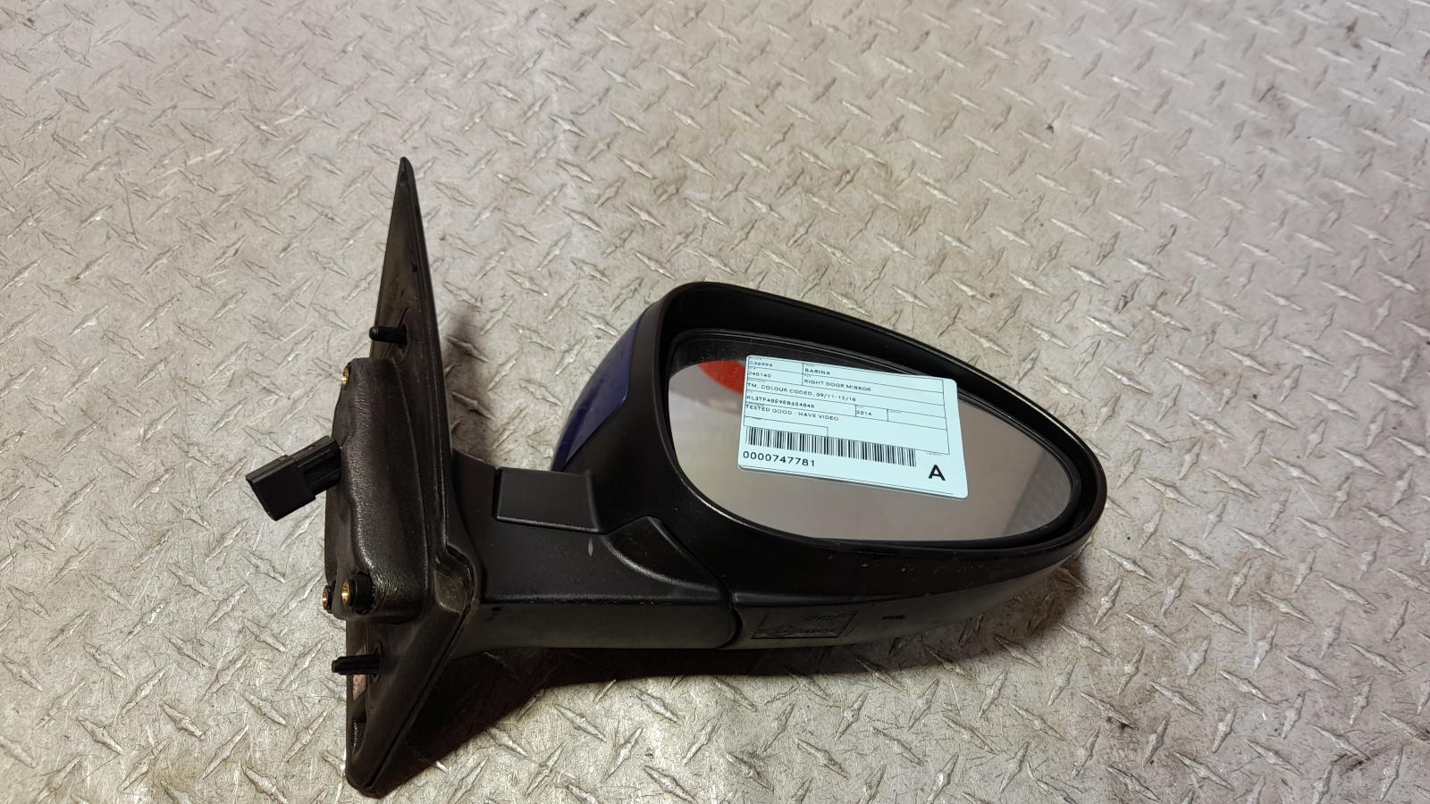 View Auto part Right Door Mirror Holden Barina 2014