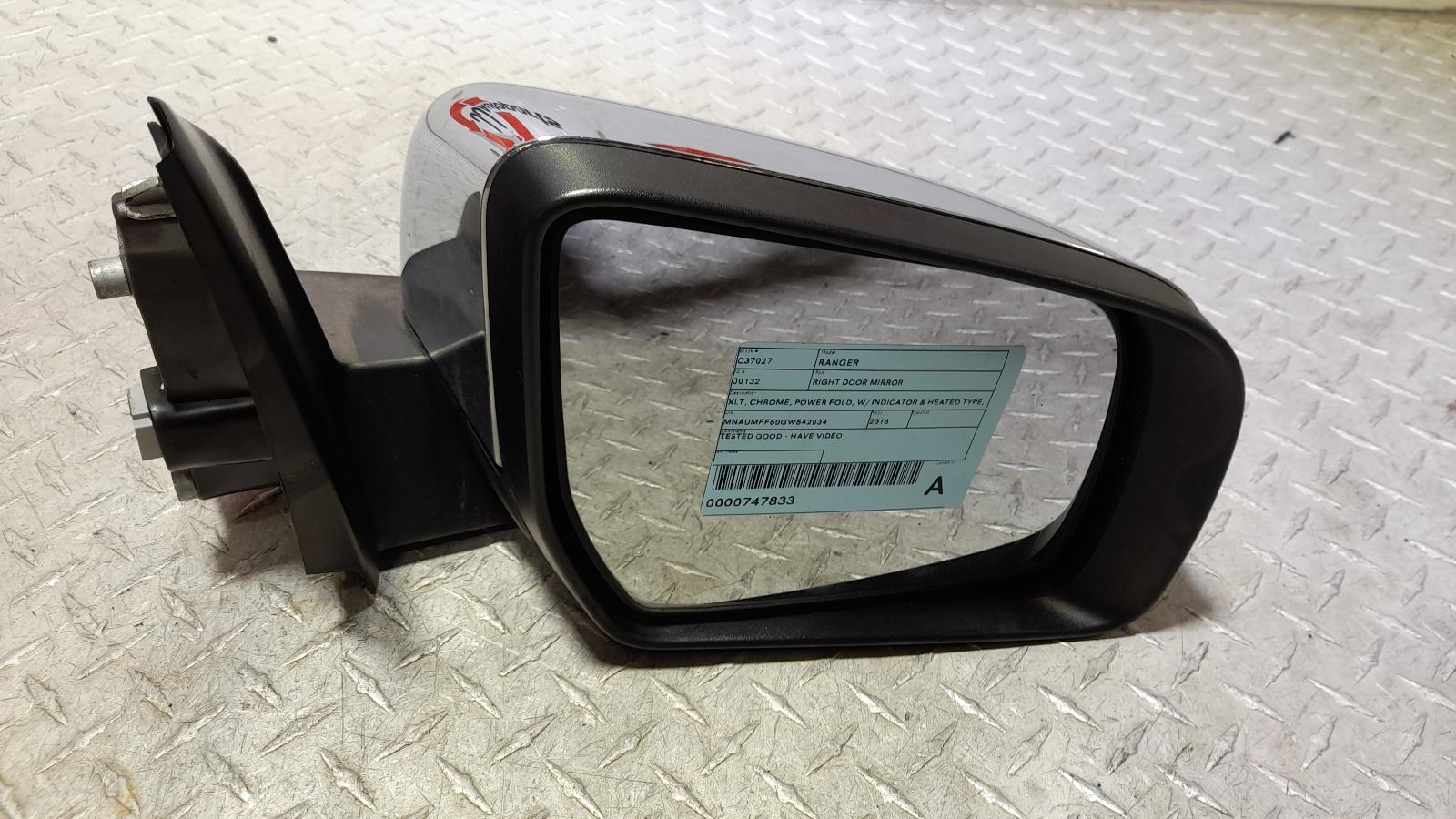 View Auto part Right Door Mirror Ford Ranger 2016