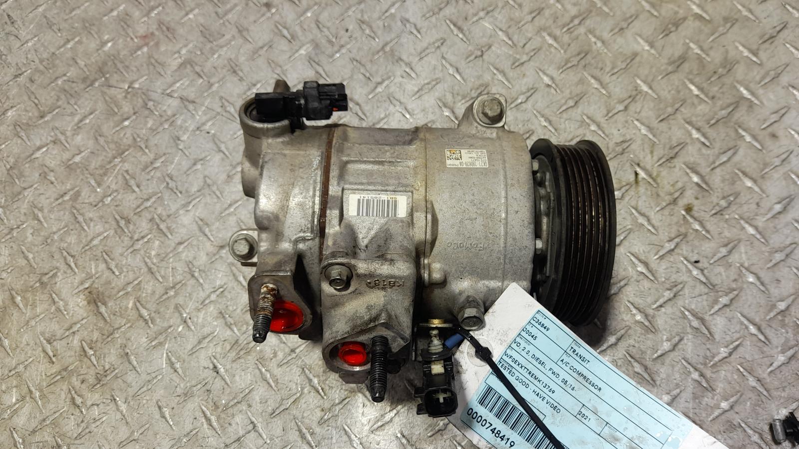 View Auto part A/C Compressor Ford Transit 2021